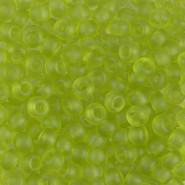 Miyuki rocailles kralen 6/0 - Matte transparent chartreuse 6-143F